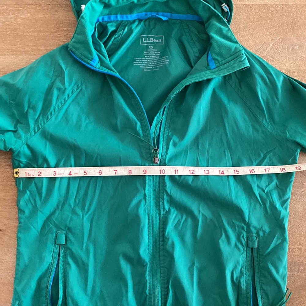 L.L. Bean hooded windbreaker